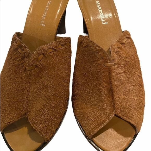 A. Marinelli Leather Electra Sling Back Shoe 8.5 - Picture 11 of 12